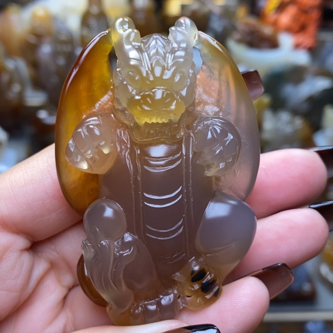 玛瑙/玉髓把件未镶嵌