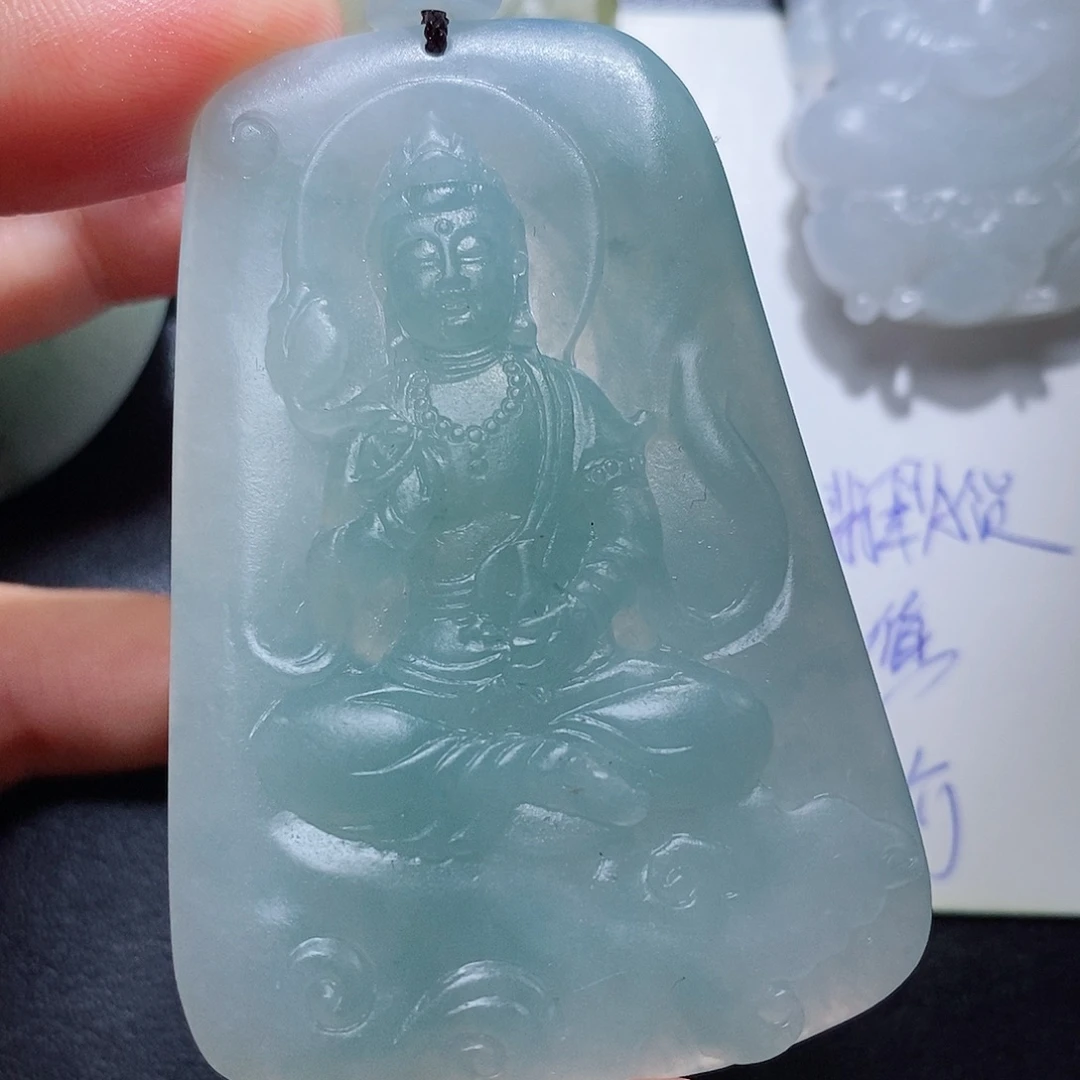 定制翡翠未镶嵌毛货付款后联系客服确认抛光