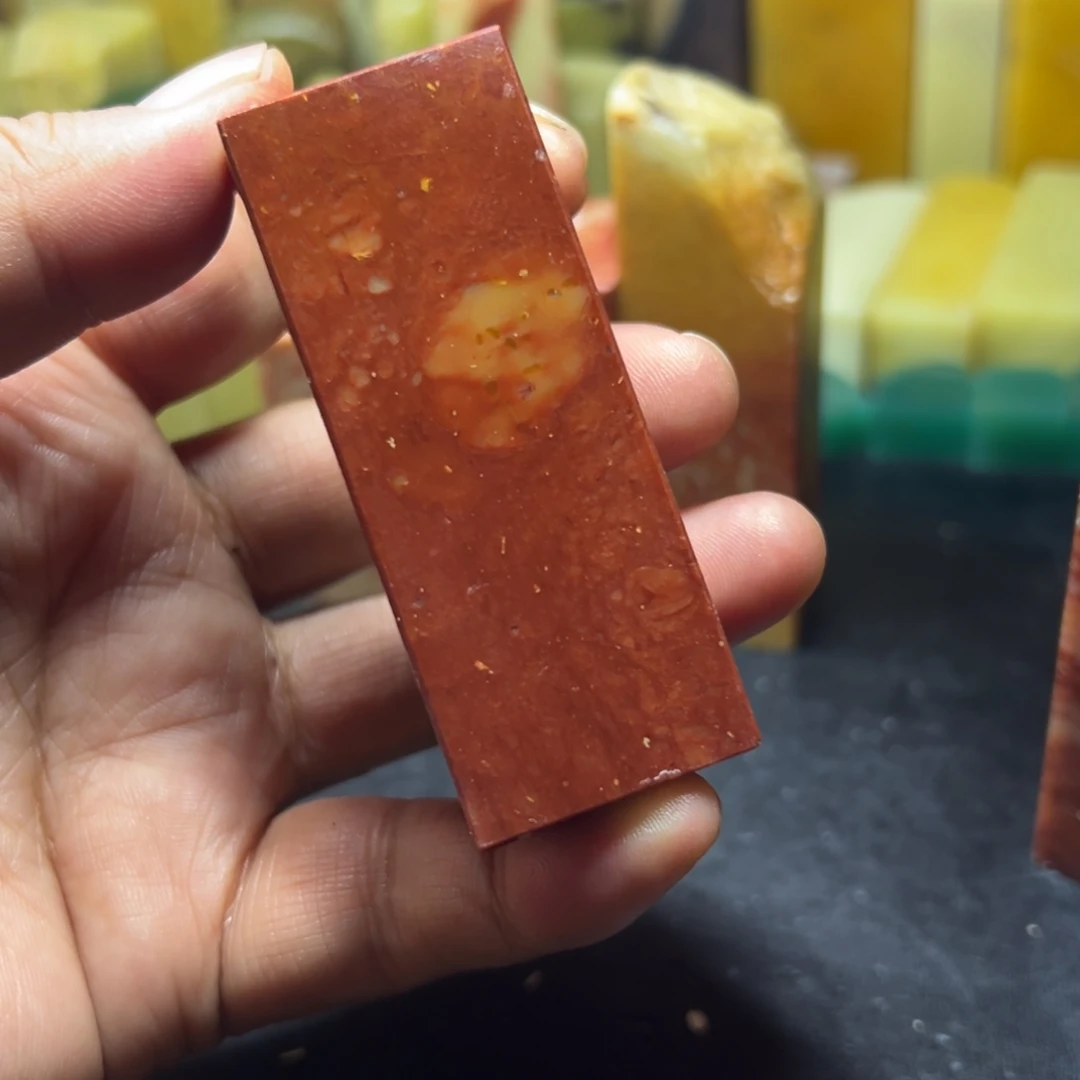 青田石青田封门红花