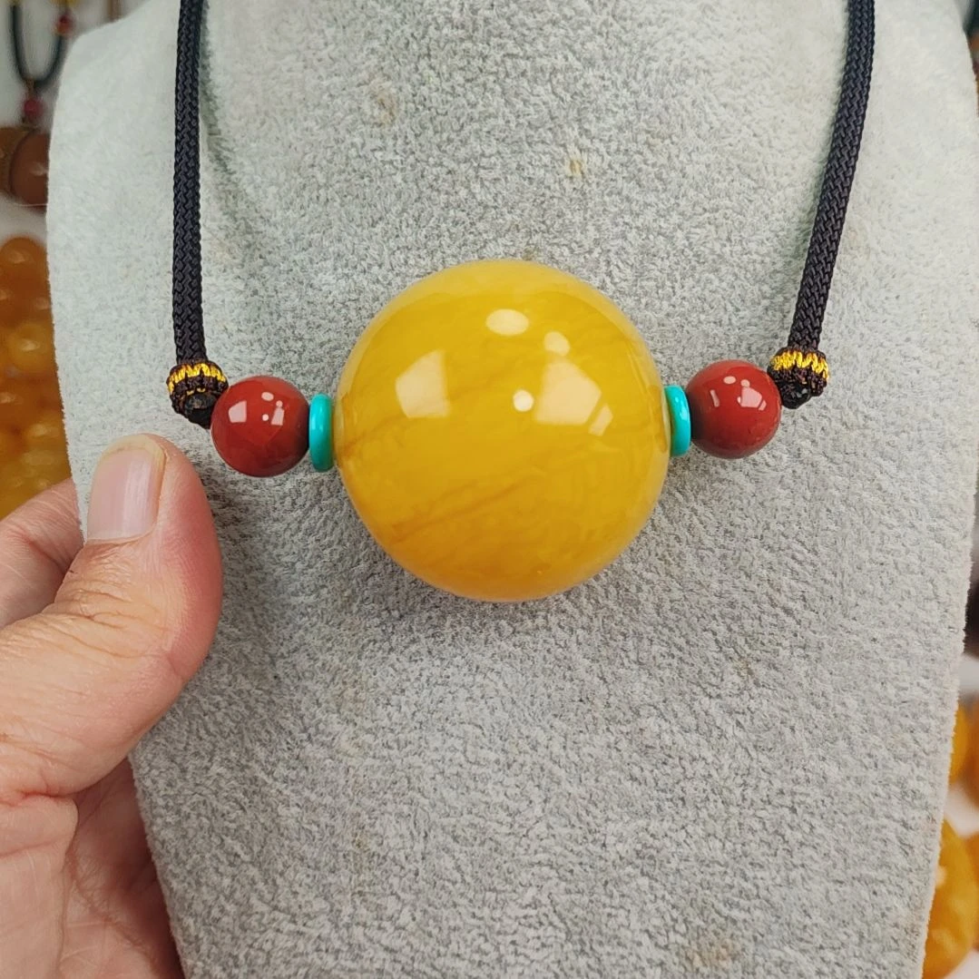 蜜蜡吊坠(赠链)未镶嵌