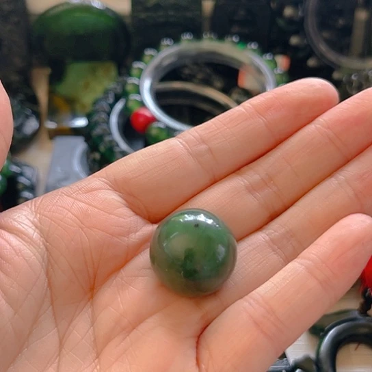用***3蛇纹石玉未镶嵌泰山玉