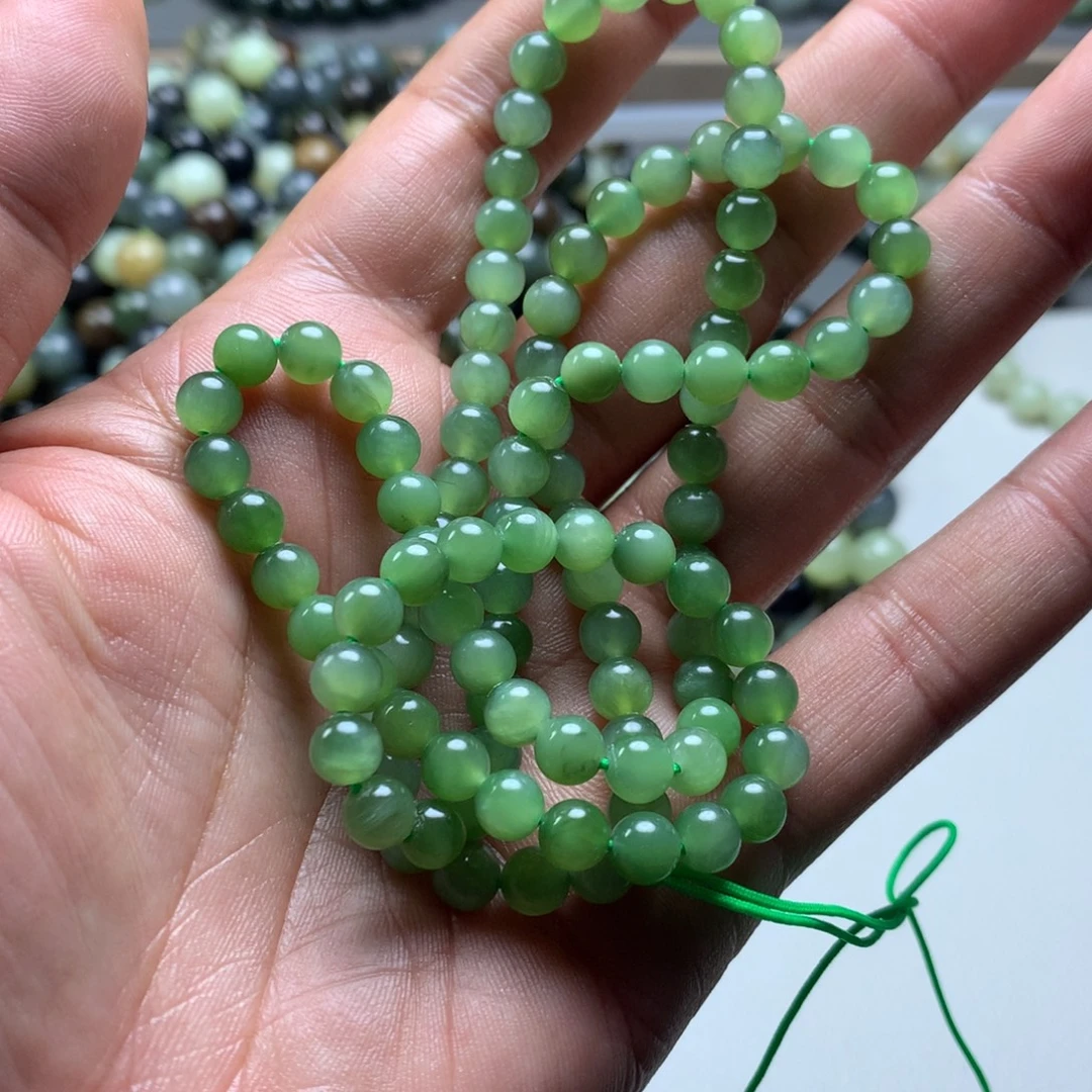 和田玉未镶嵌手链