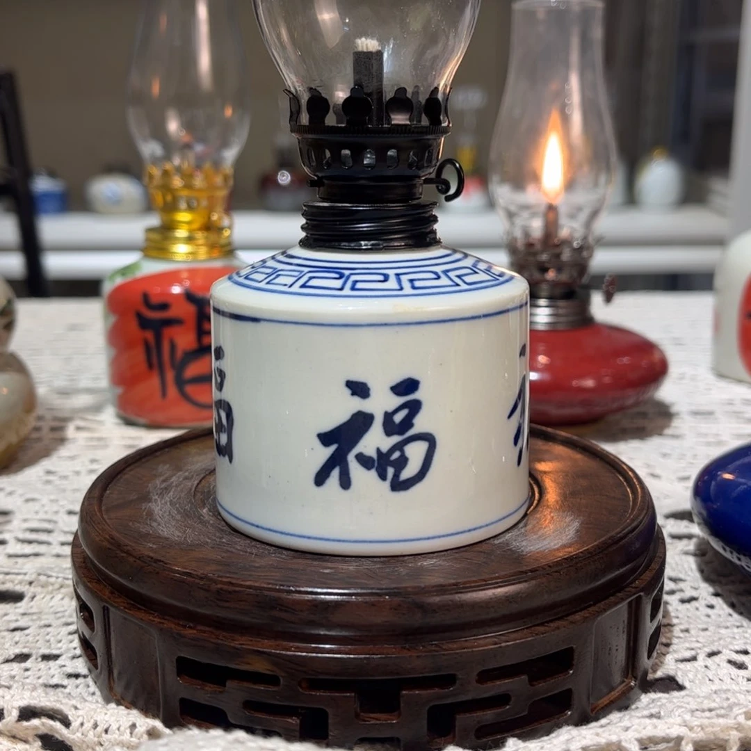 摆件景德镇陶瓷香薰灯