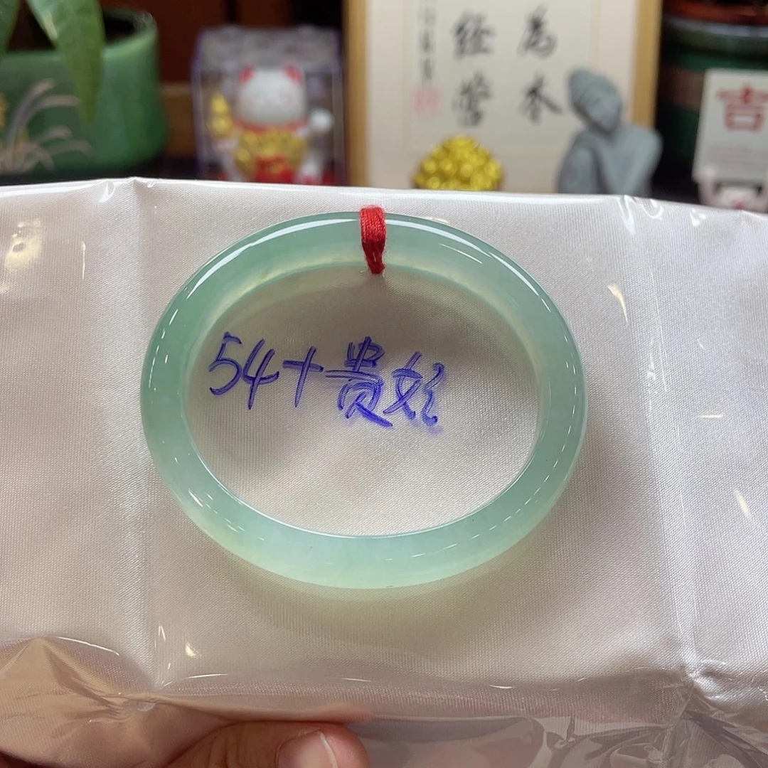 翡翠未镶嵌手镯45号