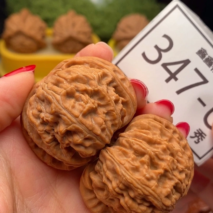 桃核把件白狮子41……