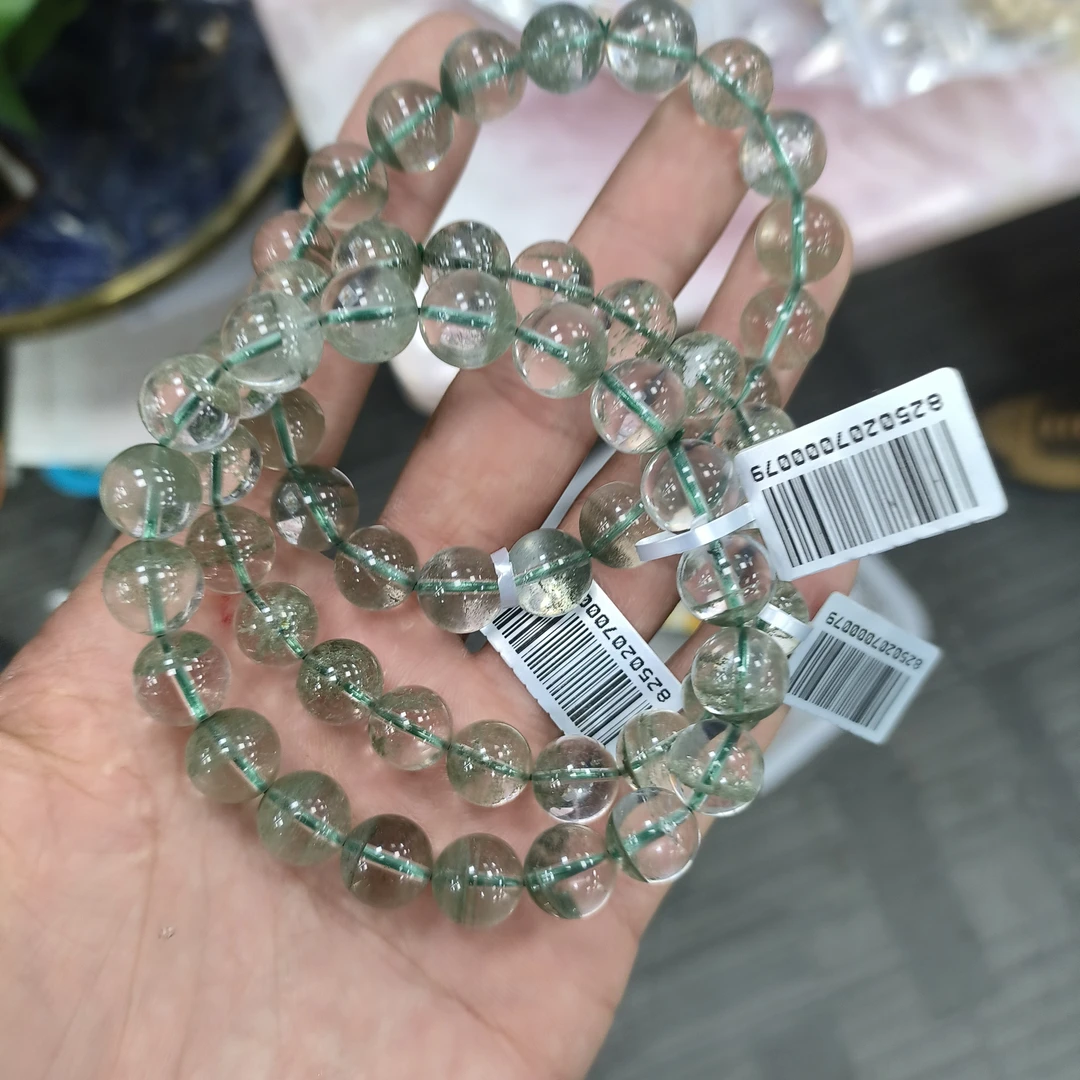 【书记甄选】千层绿幽灵单圈手链 多样性发一 约10mm CK4661