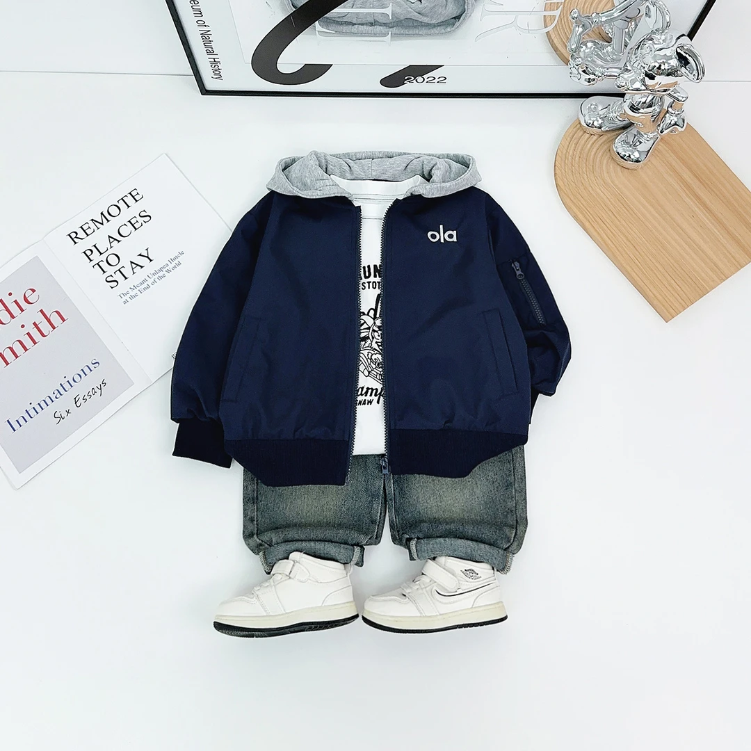 男童外套秋冬款2025新款儿童夹克休闲洋气潮 HZ25845悠悠童话童装