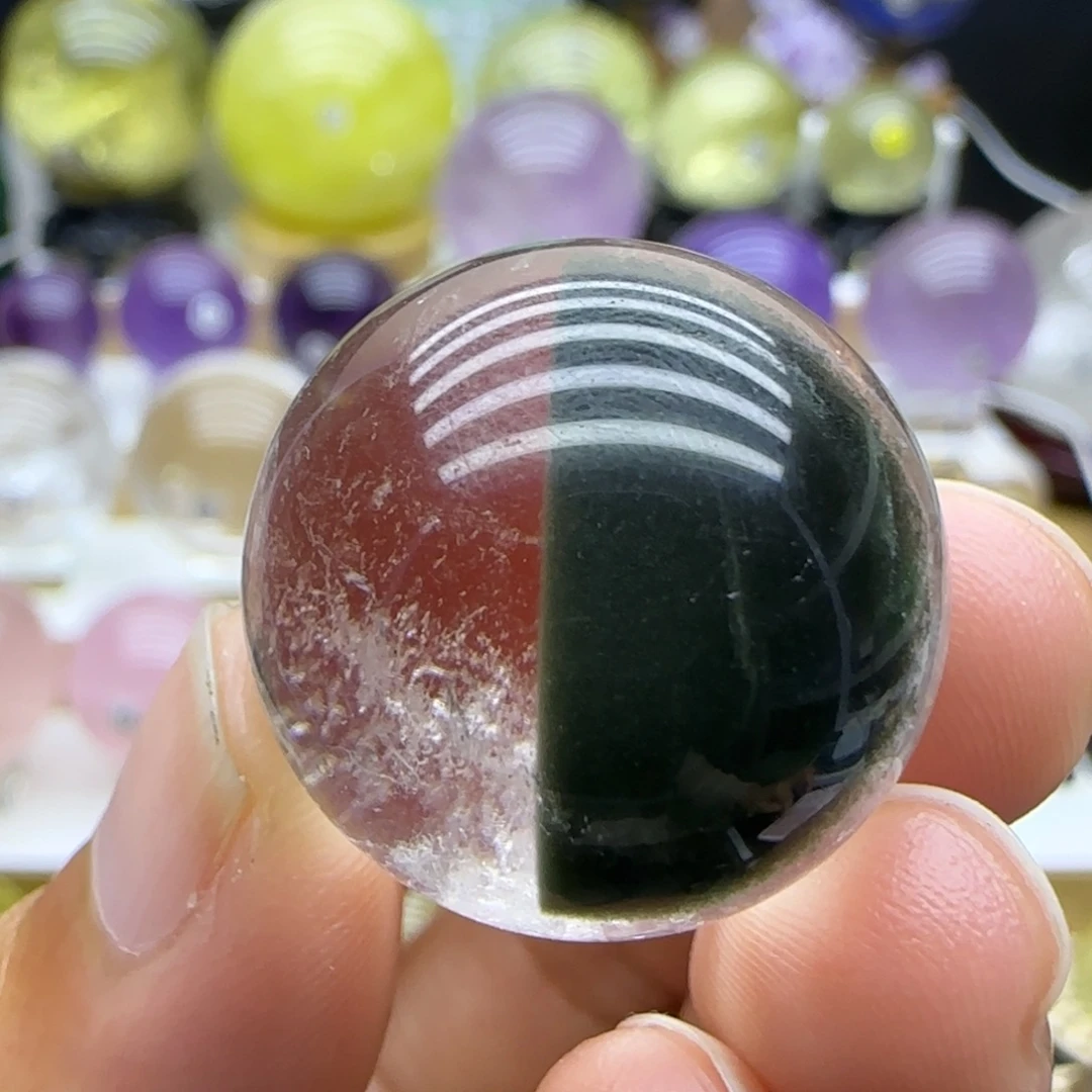 水晶未镶嵌珠宝半成品24.3mm