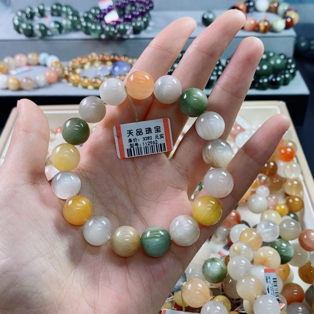 水晶手链未镶嵌兔毛112962