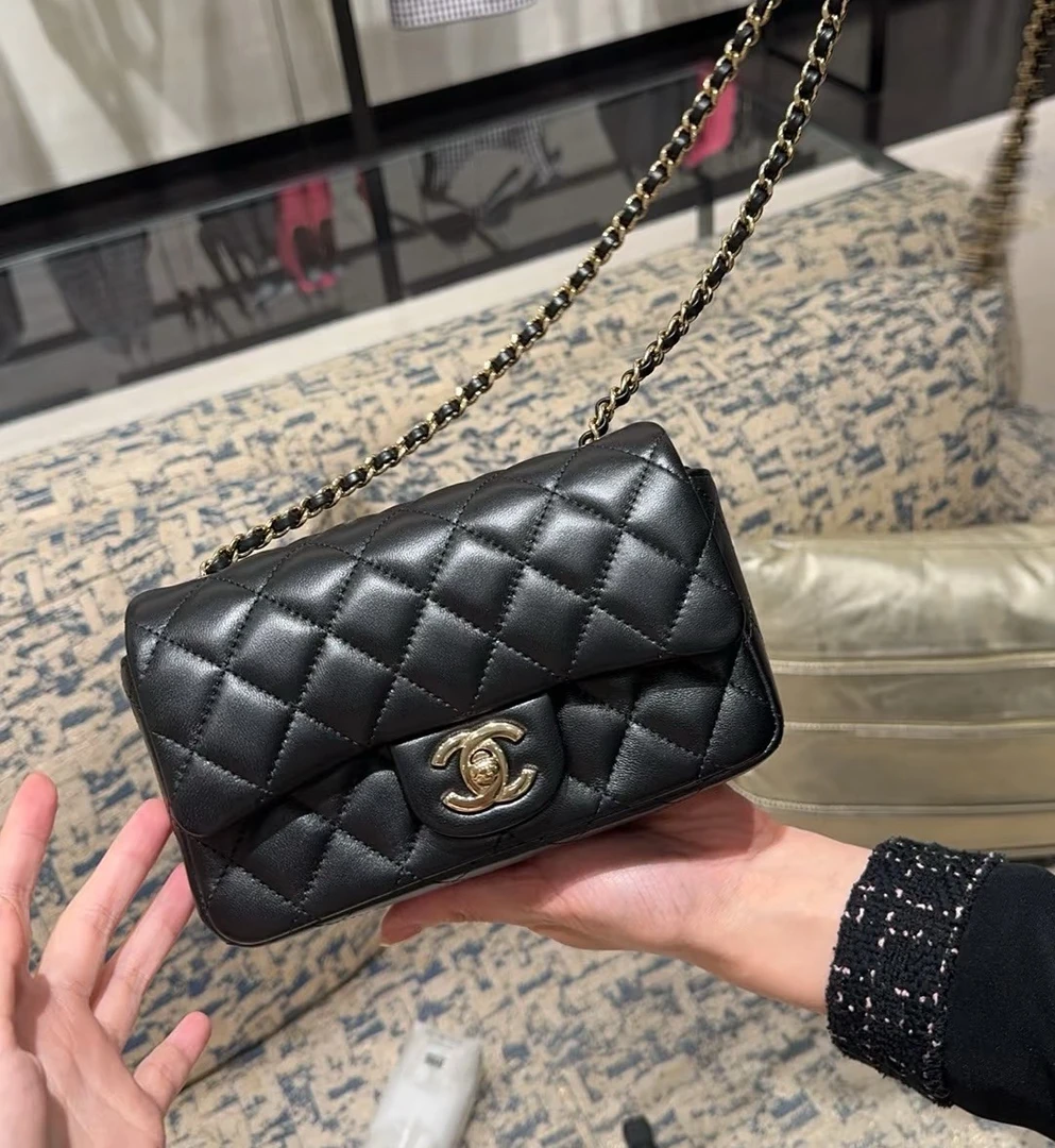 全新未使用 Chanel/香奈儿 cf小迷你24k黑色