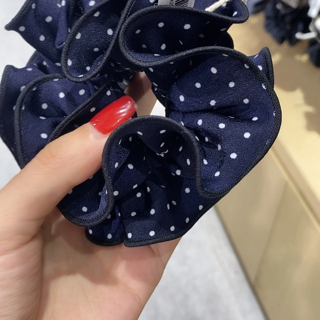非金属布艺小波点发圈