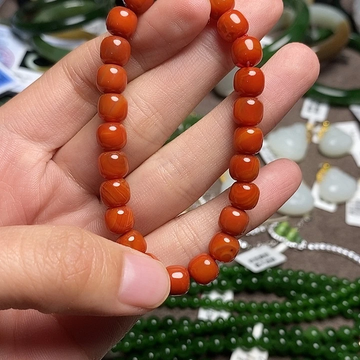 玛瑙/玉髓未镶嵌手链