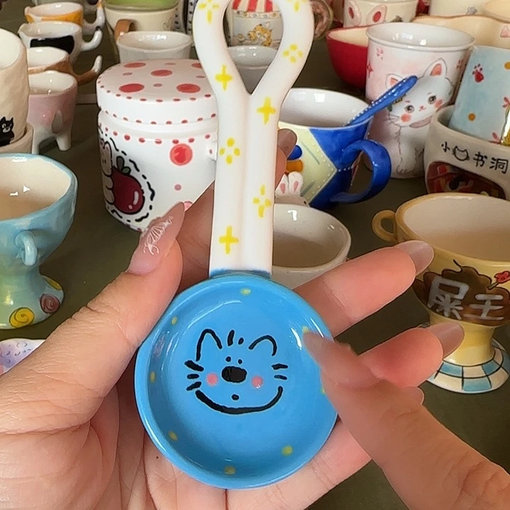 摆件景德镇原创手作陶瓷微瑕款