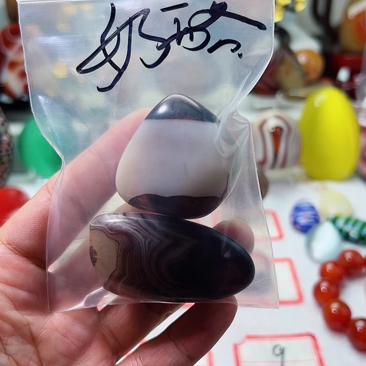 奶****玛瑙/玉髓未镶嵌手把
