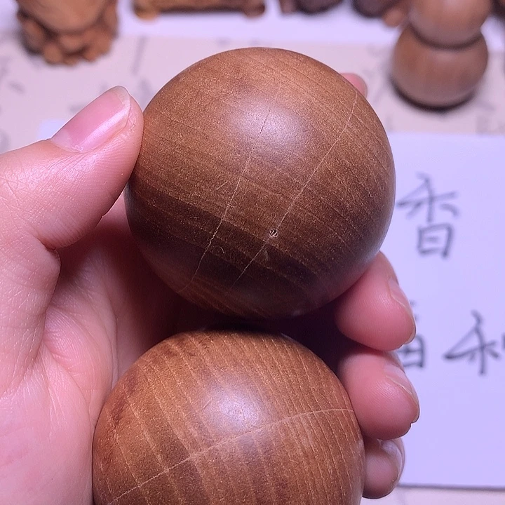 H***D檀香木5公分手球瑕疵