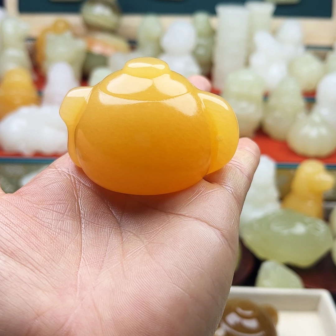 图***争石材把把壶手把摆件