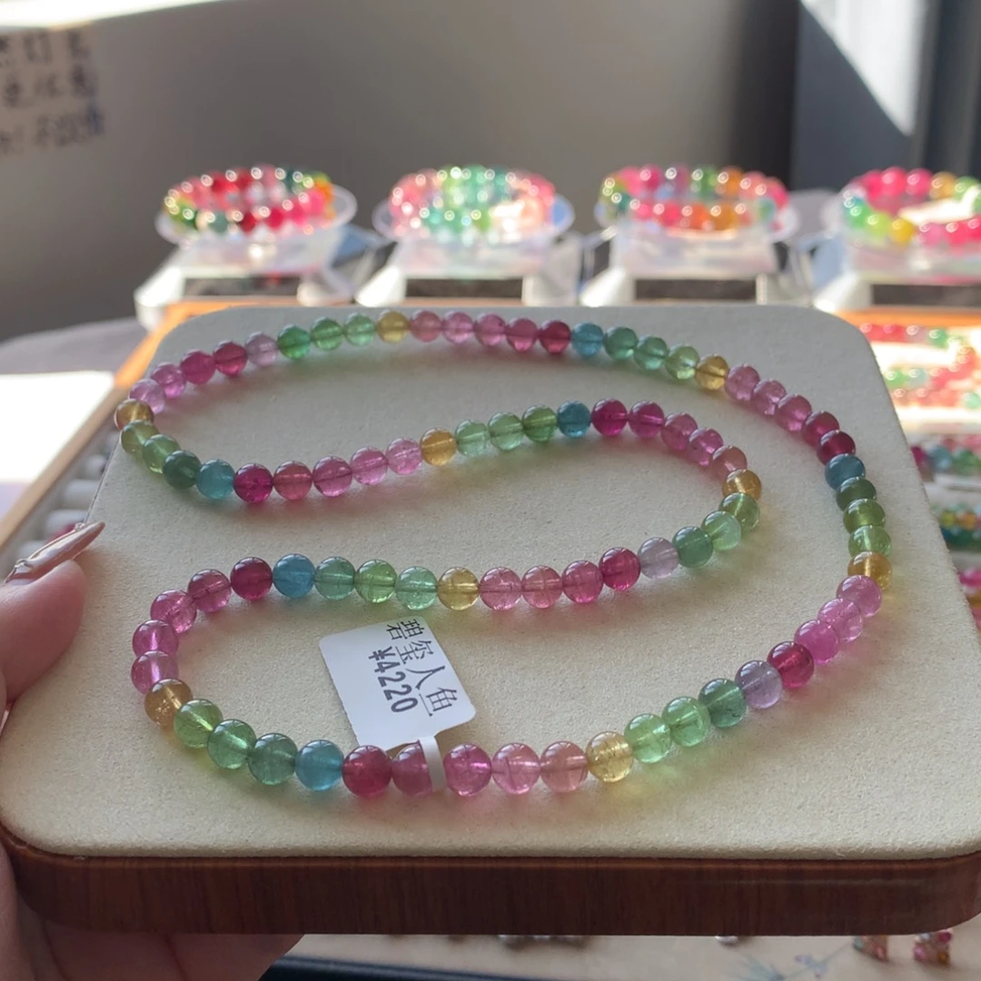 未镶嵌手链碧玺碧玺