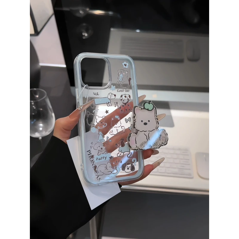 猫咪狗狗适用苹果17pro手机壳16pm三合一炫彩华为p荣耀oppo小米15