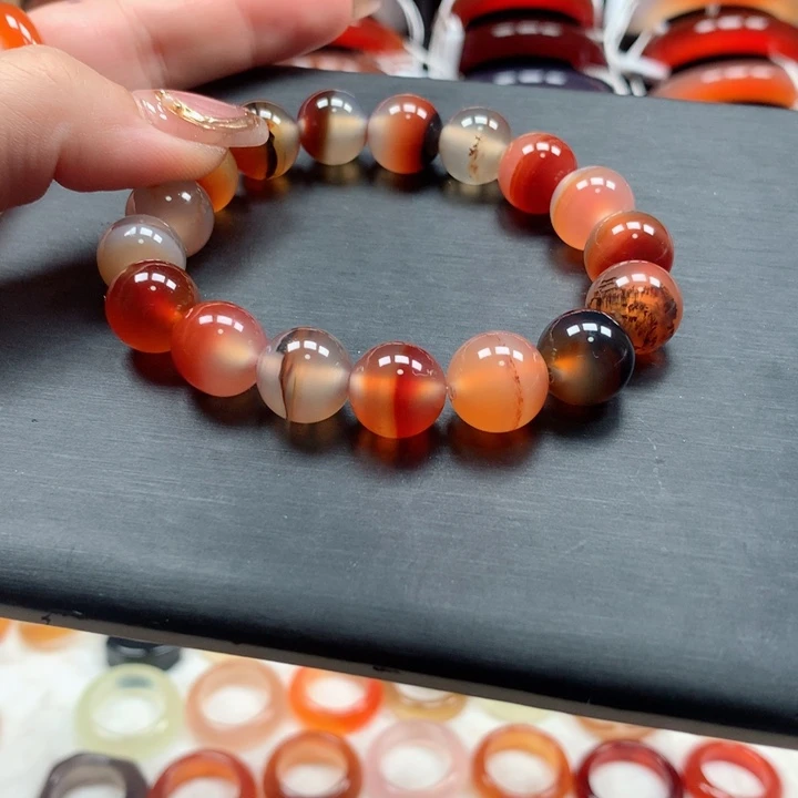 玛瑙/玉髓手串未镶嵌一*叶