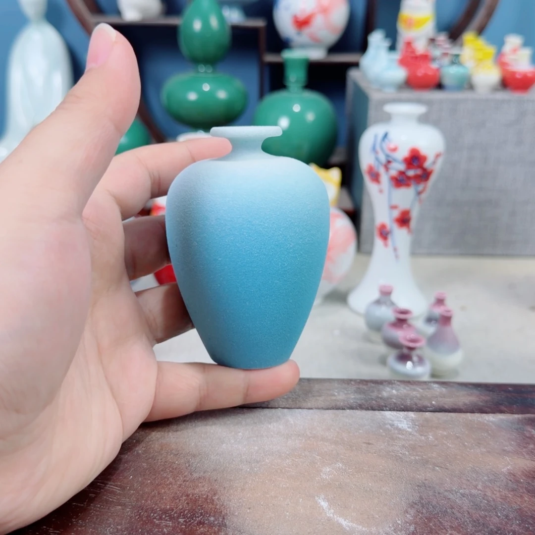 陶瓷手工小花器摆件