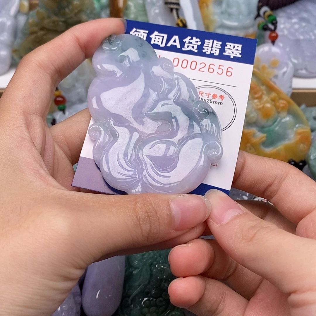 吊坠(不含链)未镶嵌翡翠如**画