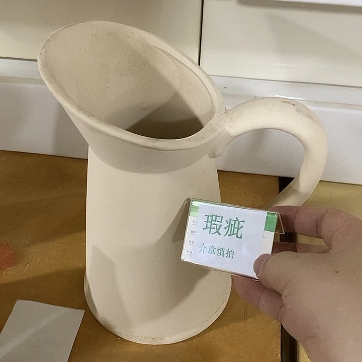 紫砂花盆多肉瑕疵盆有孔。