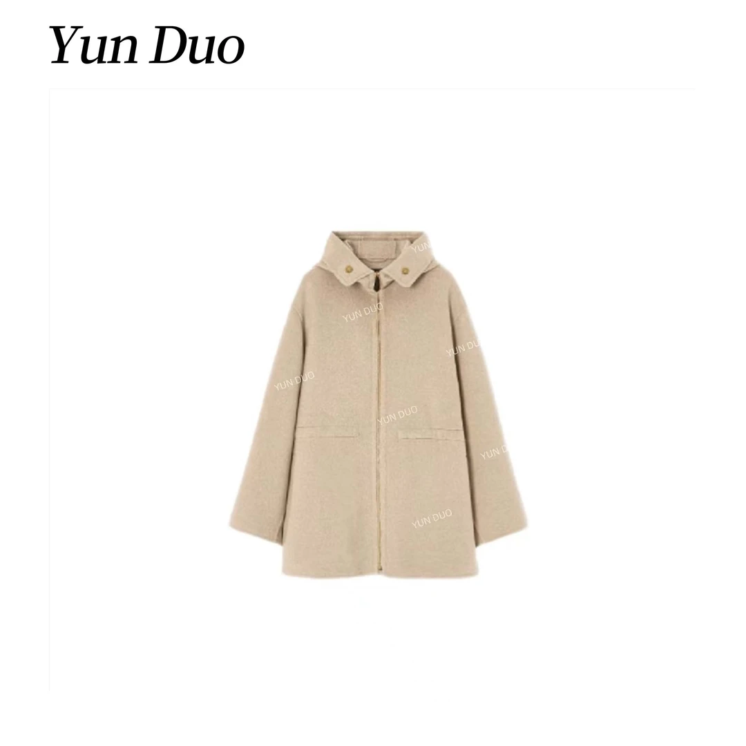 云朵定制【时装周】弹性收腰廓型双面大衣LH42