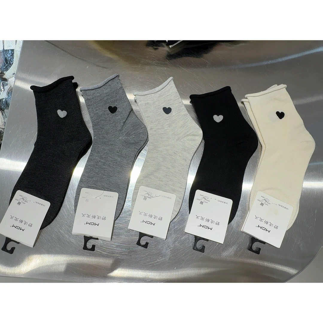 爱心加厚堆堆袜（5双装）