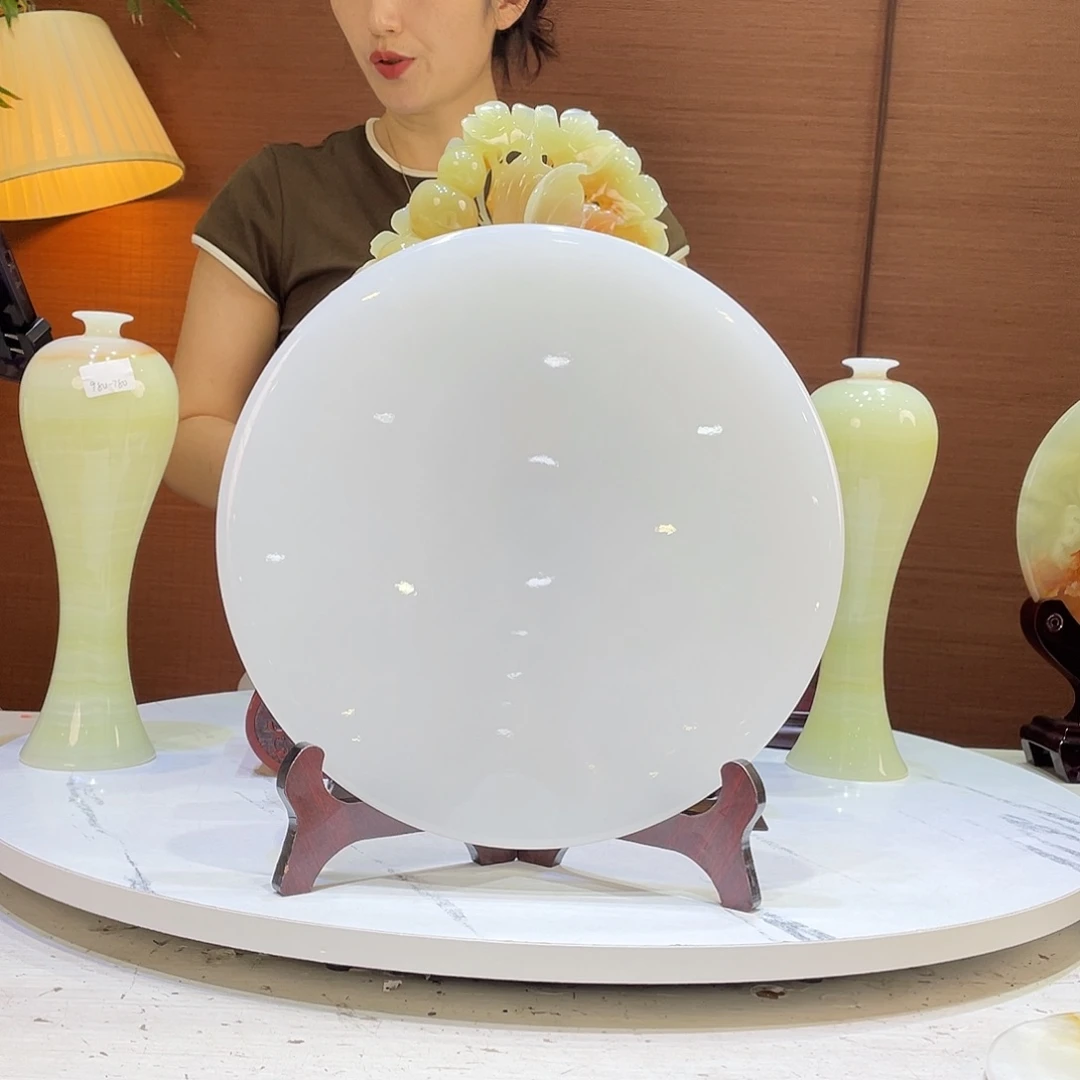 砖雕精品天然玉石摆件
