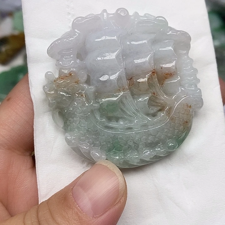 翡翠未镶嵌颈饰36号