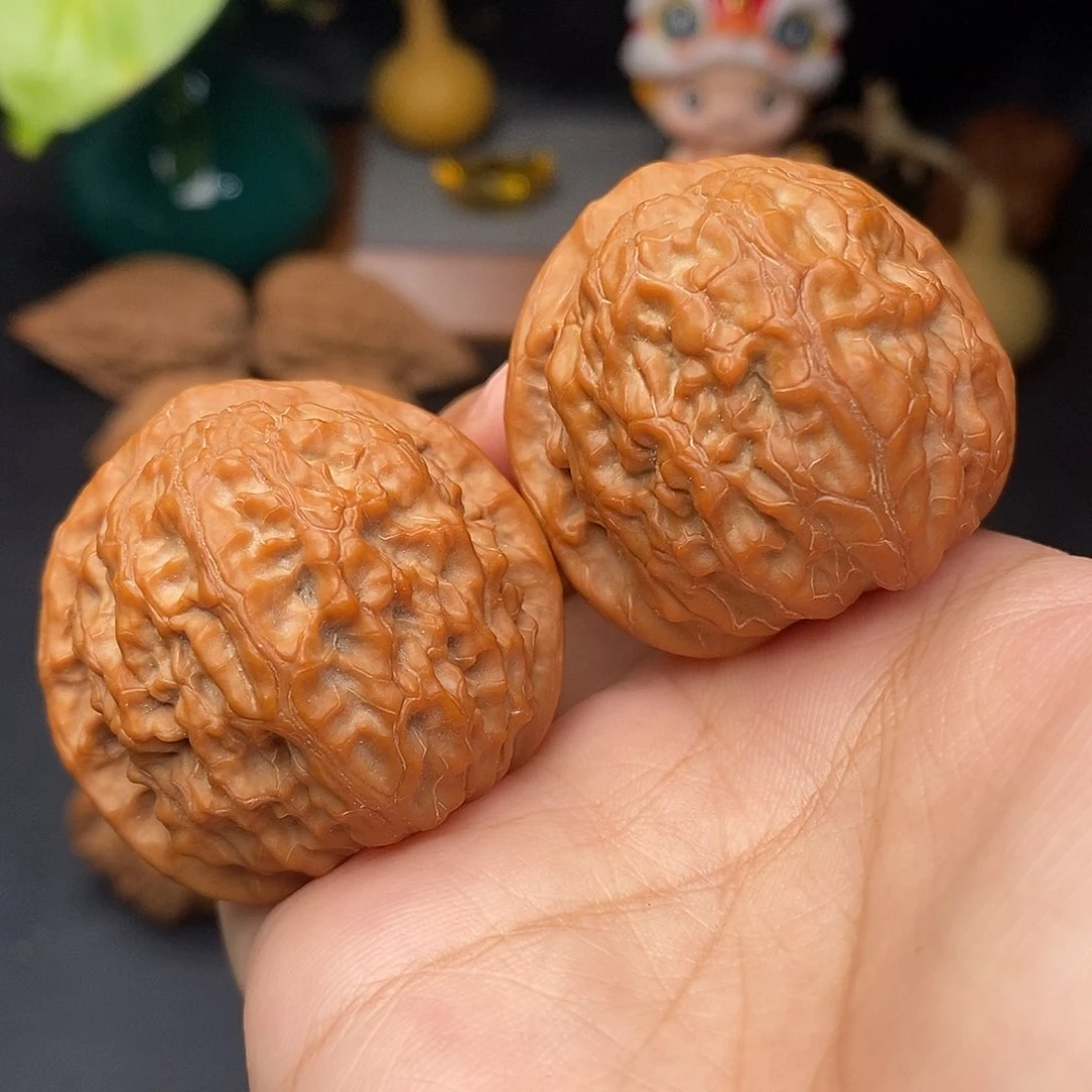 把件文玩核桃金麒麟全品40