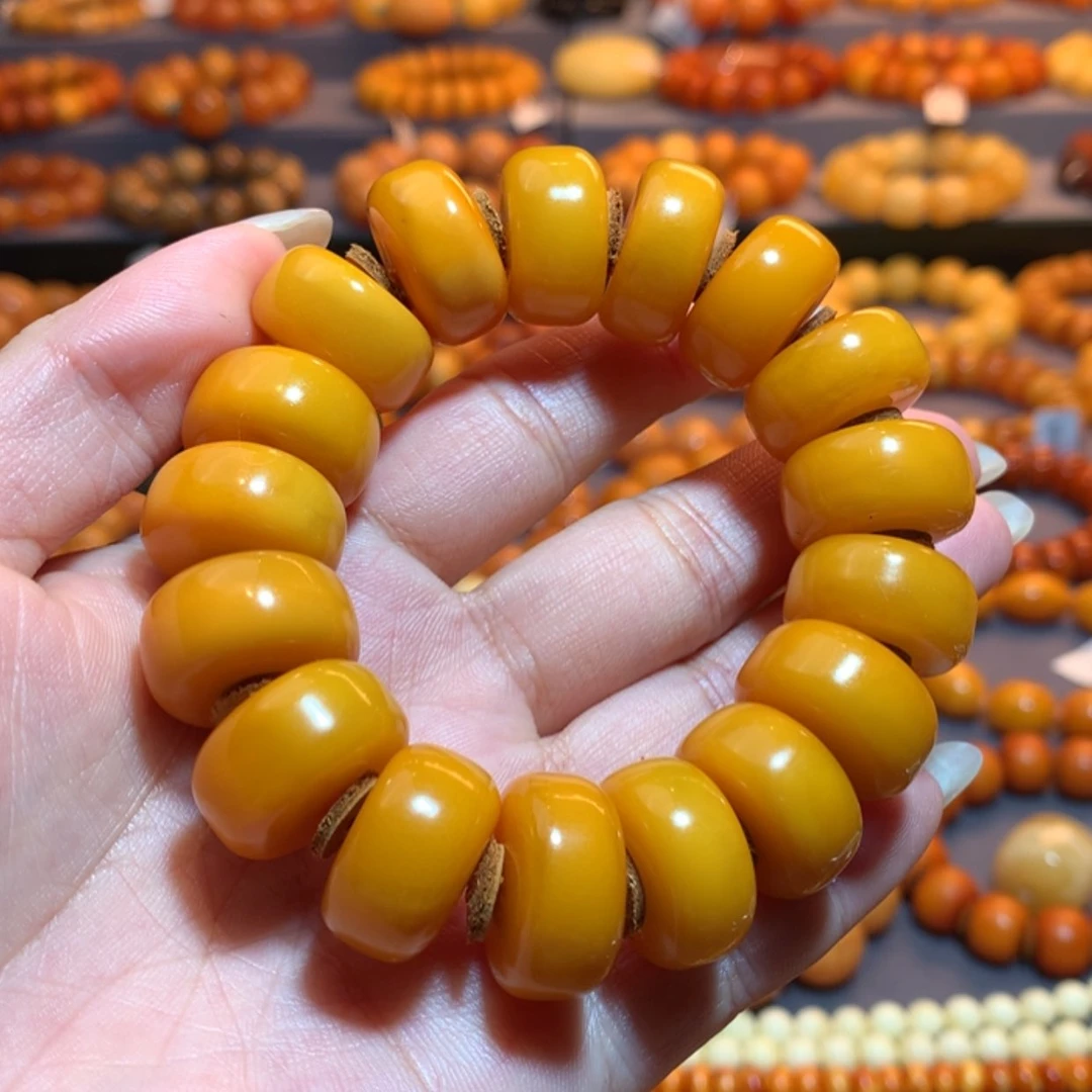 【闪购商品】手串蜜蜡未镶嵌康*蜜蜡手串