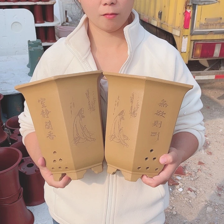 花盆紫砂宜兴紫砂精品花盆