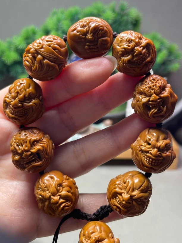 文玩橄榄核手串2.1蒙面恶僧第四代恶僧经典恶僧山鬼恶僧