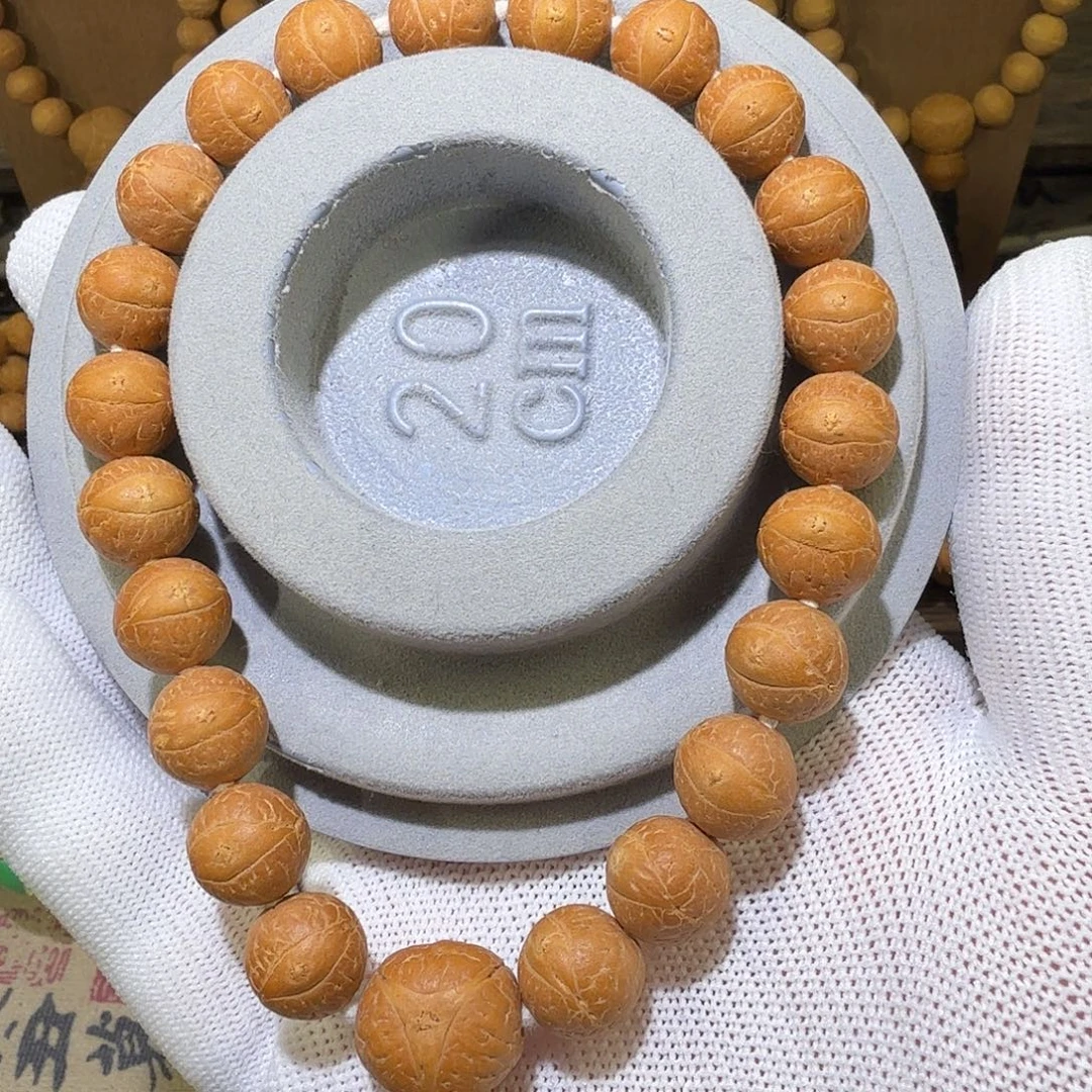 云***.凤眼菩提手串老树红油皮12mm