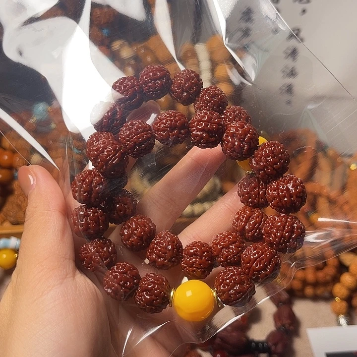 我***人吊坠金刚菩提15双圈两配