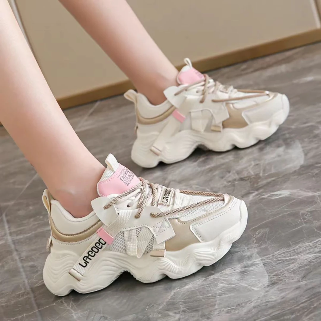 C63网面透气老爹鞋运动女鞋超轻