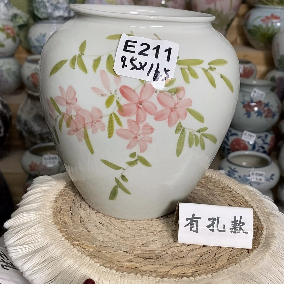 景德镇陶瓷花盆 E211