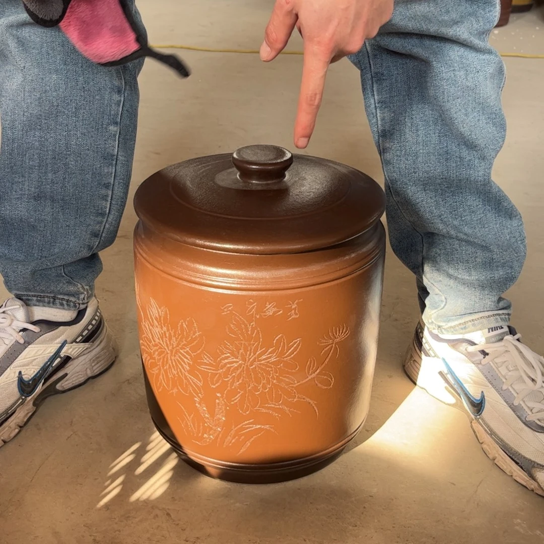 茶叶罐紫砂10 饼茶叶罐