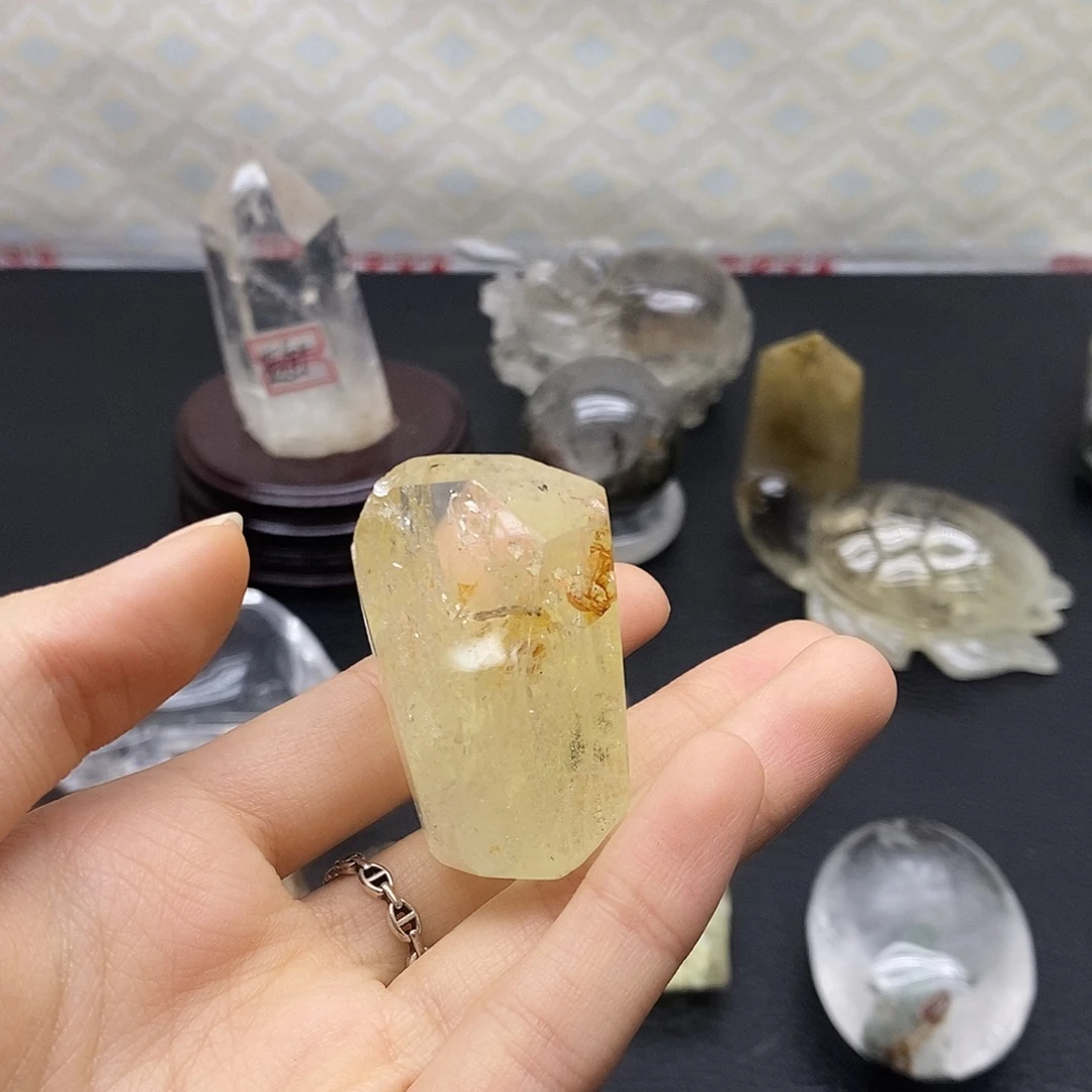 水晶珠宝半成品未镶嵌65水晶石