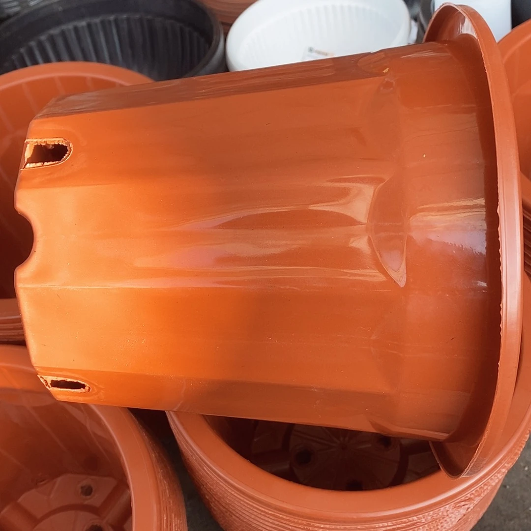 塑料新22公分红砖盆20个