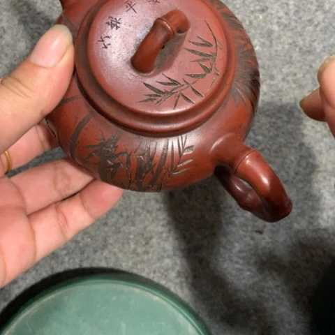 听***誉茶壶紫砂陶瓷摆件爱好者摆件