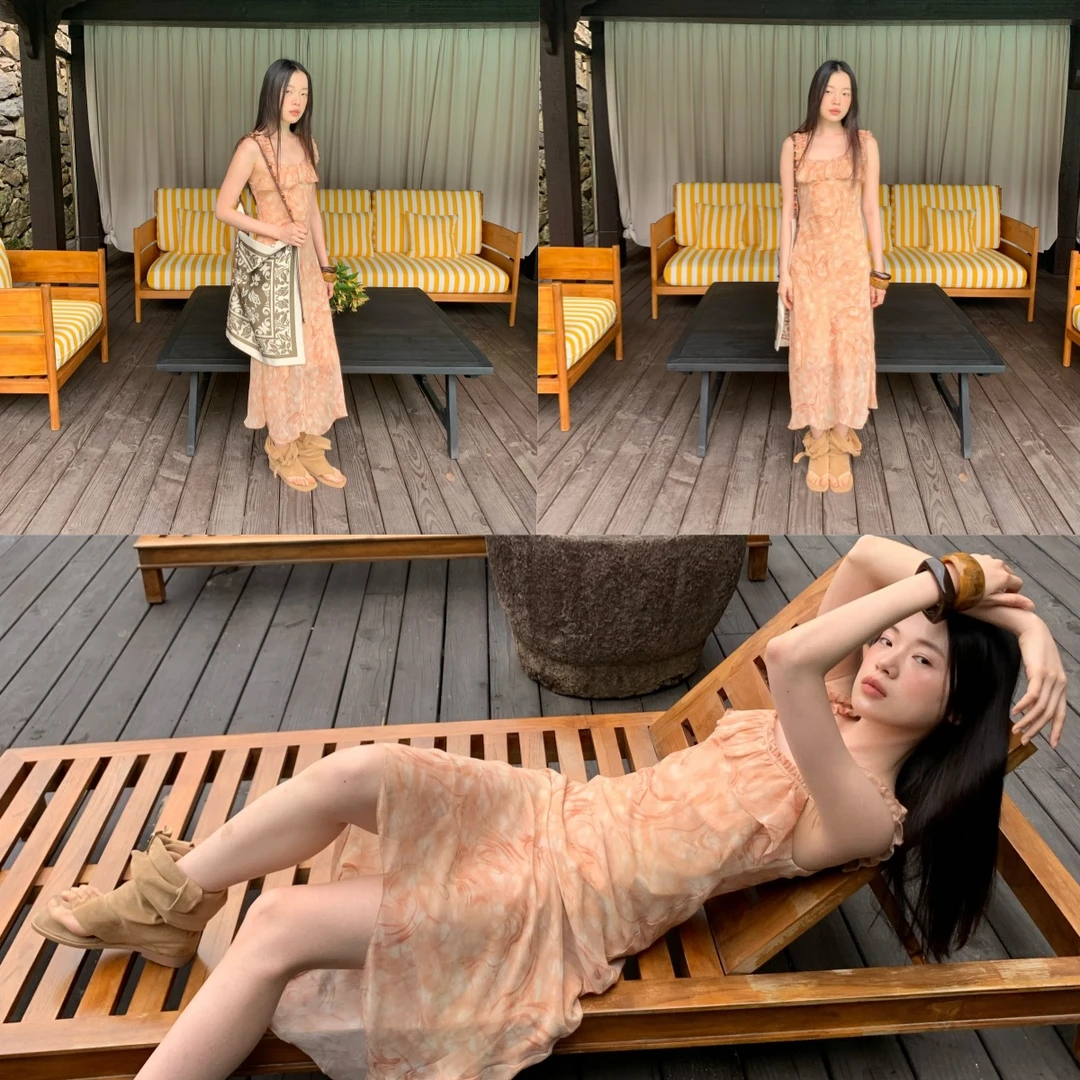 06.23NEW OPEN 25夏季款法式茶歇亲肤舒适显瘦碎花吊带连衣裙女