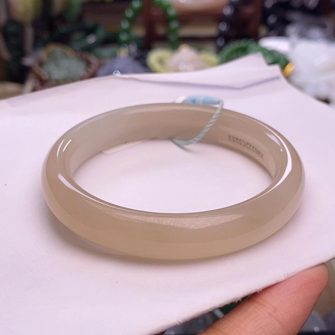 和田玉未镶嵌颈饰53毕业级天花板红藕粉脂膏级手镯