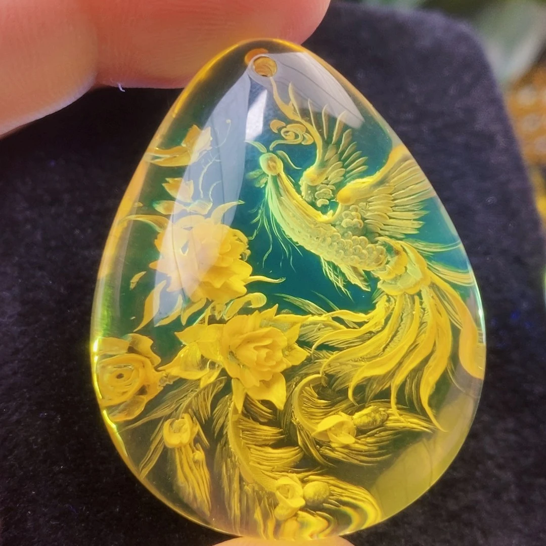 【闪购商品】金珀吊坠(不含链)未镶嵌