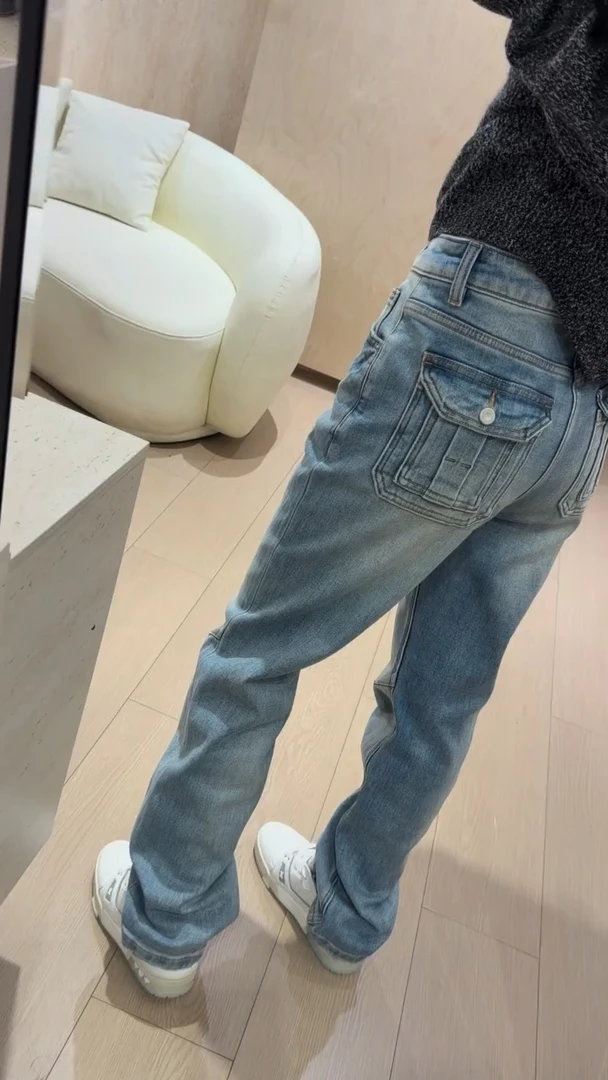 简约气质牛仔裤长裤洋气休闲百搭时尚洋气休闲百搭气质显瘦长裤女