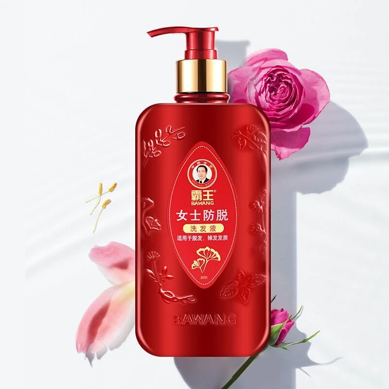 霸王育发女士洗发水何首乌正品防脱发液女生400ml