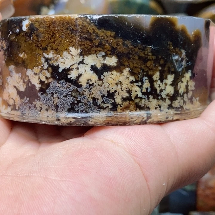 定制玛瑙绿**深定制手镯