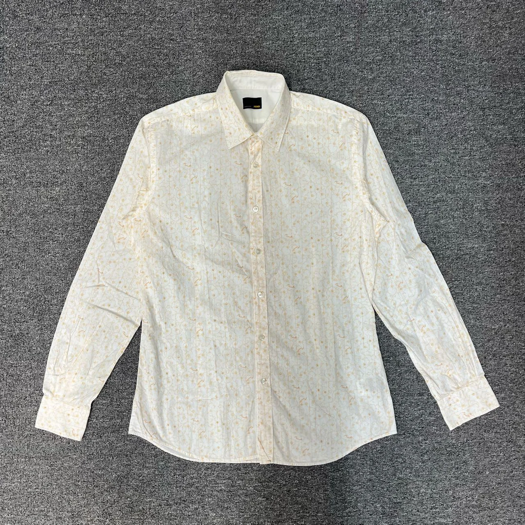 jp 芬迪Fendi 满印logo衬衫38码 99新