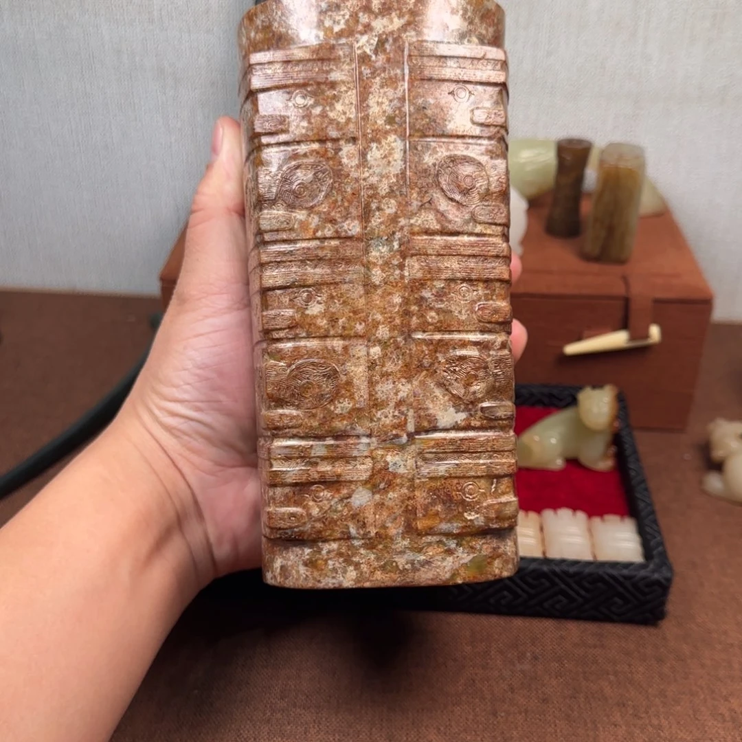 遇***人非常精美的大摆件